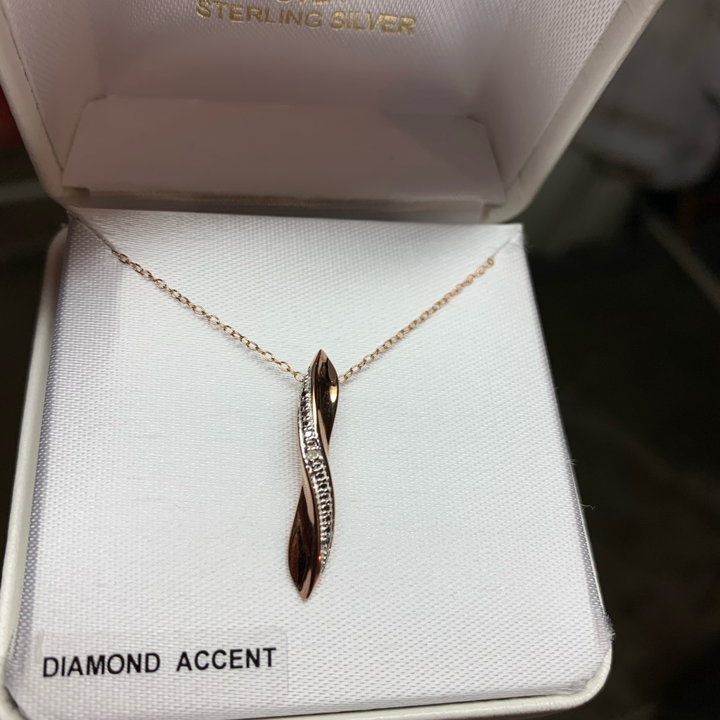 Rose Gold Diamond Necklace